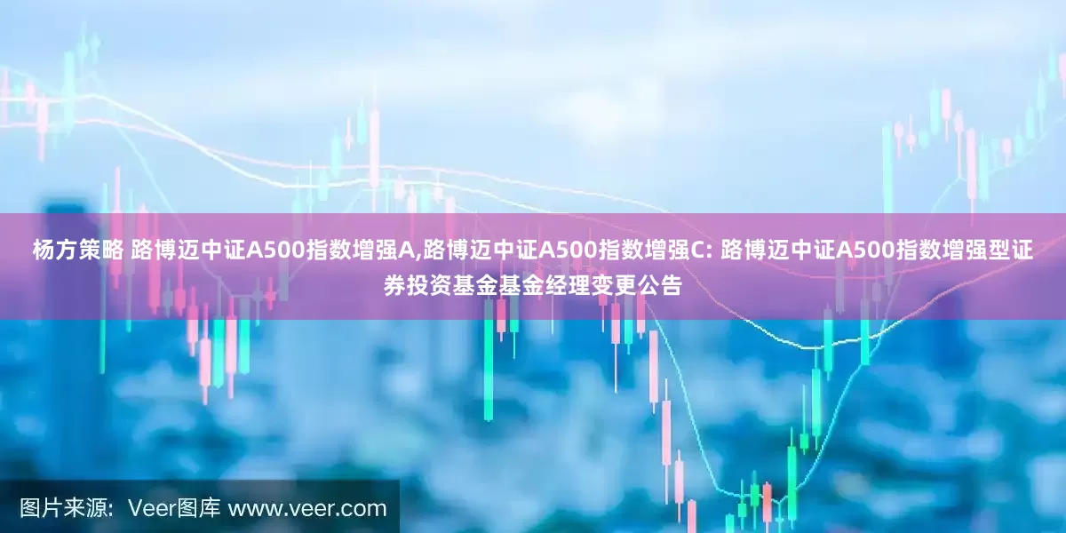 杨方策略 路博迈中证A500指数增强A,路博迈中证A500指数增强C: 路博迈中证A500指数增强型证券投资基金基金经理变更公告
